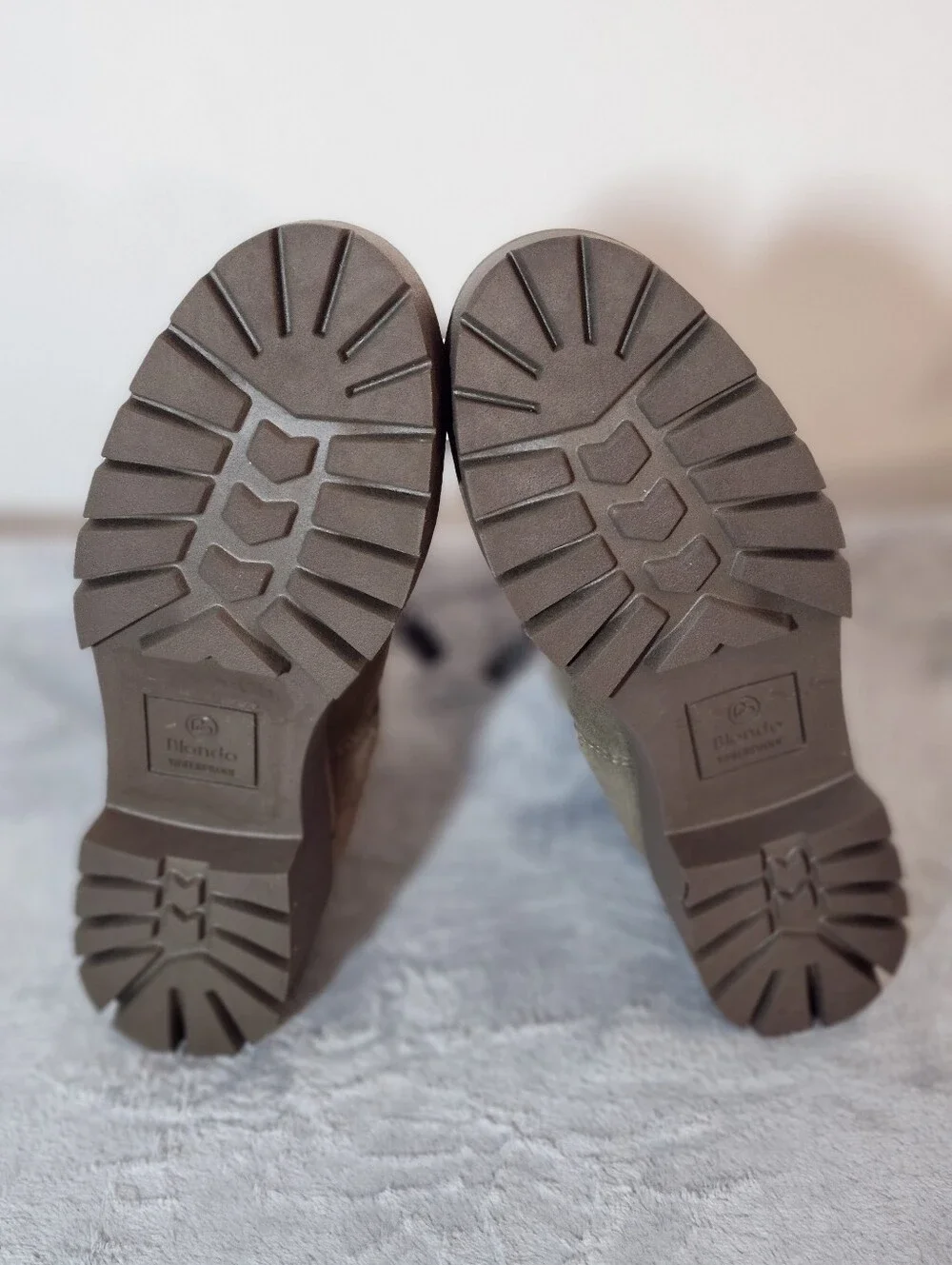 Blondo Damaris Waterproof Suede Booties Color: Taupe, Size: 6.5